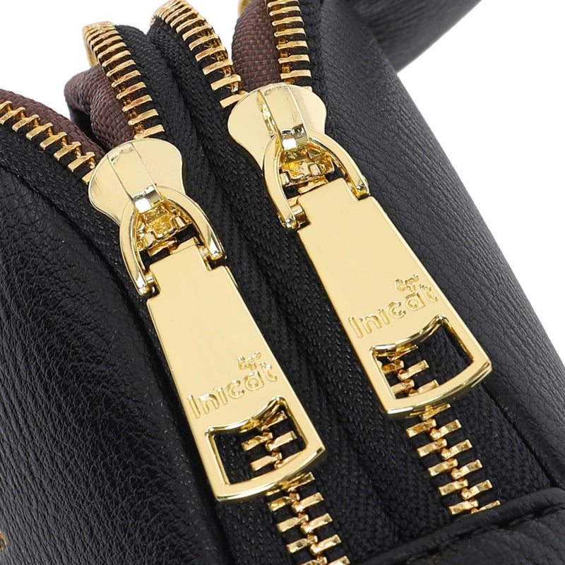 INICAT Travel Small Crossbody Sling Bags Valentines Day Gifts Women Her Cross Body Purses Vegan Leather Birthday(Black) - Image 4
